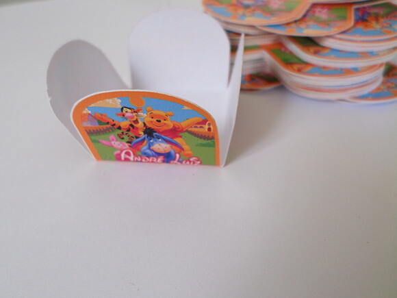 Forminhas Personalizadas Ursinho Pooh