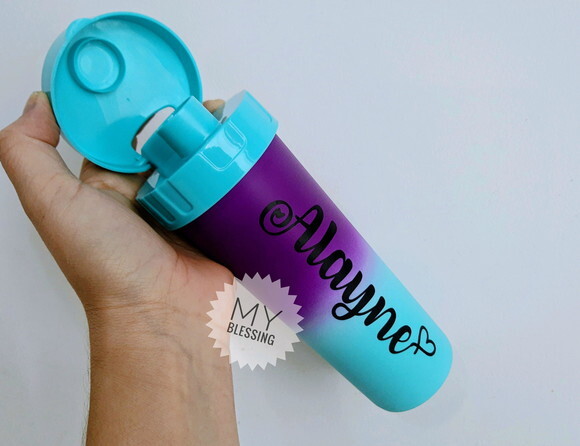 Garrafa de Agua Personalizada Degrade