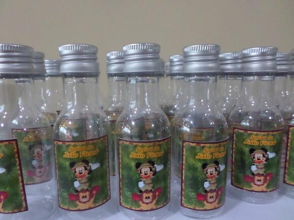 Garrafinha Personalizada Mickey Safari