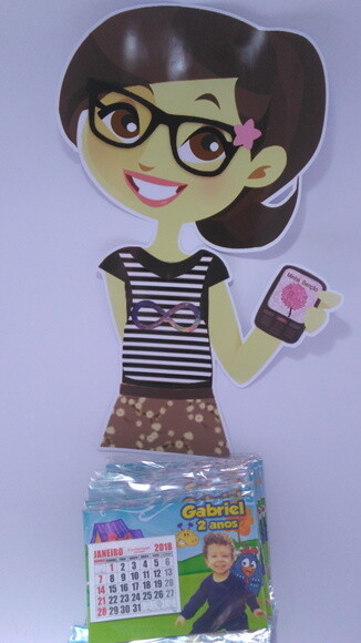 Imã Calendário Galinha Pintadinha