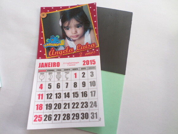 Imã Calendário Galinha Pintadinha