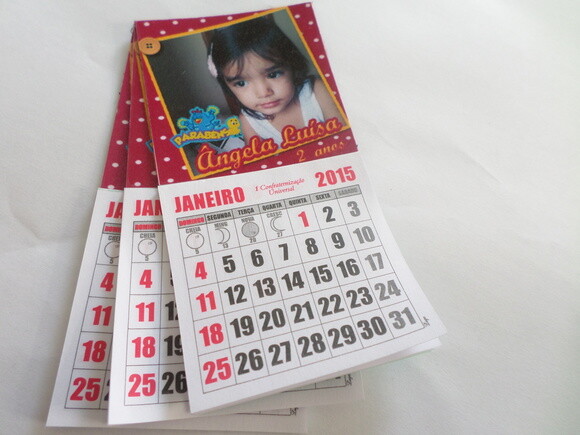 Imã Calendário Galinha Pintadinha