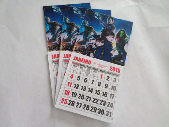 Imã com calendario