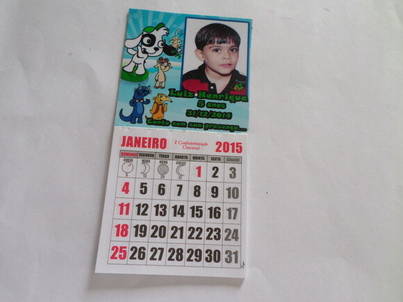 Imã com calendario dok