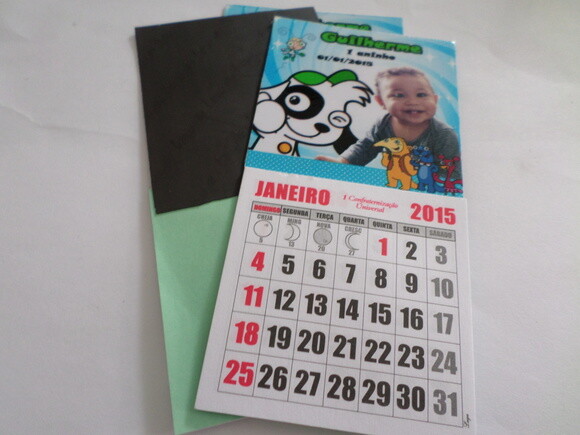 Imã com calendario dok