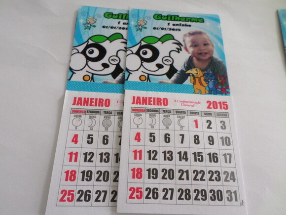 Imã com calendario dok
