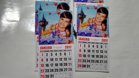 imã enrolados com calendario