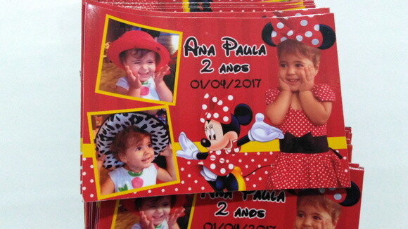 imã minie vermelha