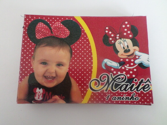 imã minie vermelha