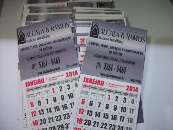 Ímãs Com Calendário empresarial
