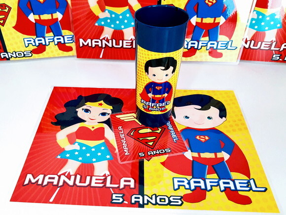 Jogo Americano Personalizado com Copo