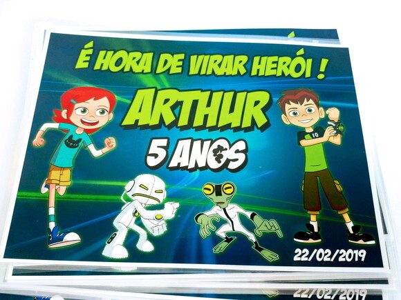 Jogo Americano Personalizado do Ben 10