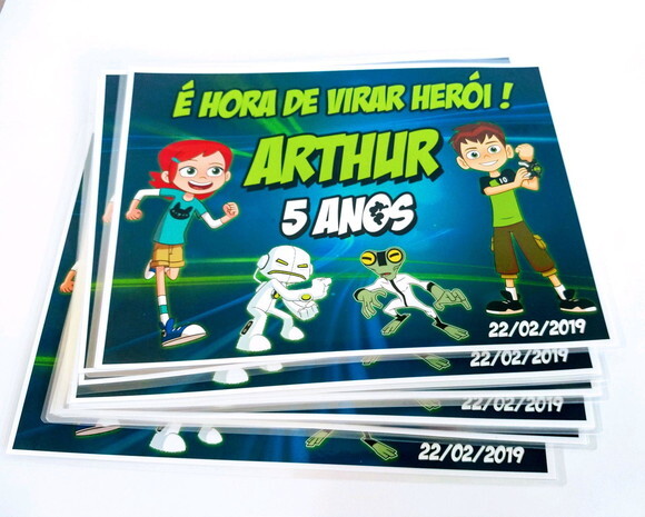 Jogo Americano Personalizado do Ben 10