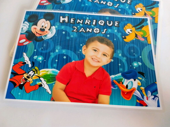 Jogo Americano Personalizado do Mickey
