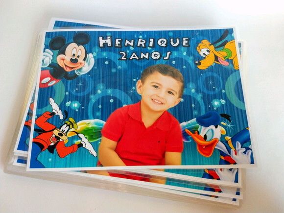 Jogo Americano Personalizado do Mickey