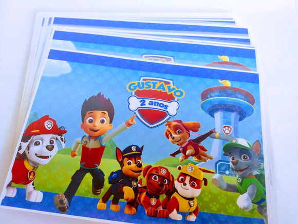 Jogo Americano Personalizado Patrulha Canina
