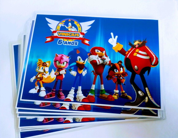 Jogo Americano Personalizado Sonic