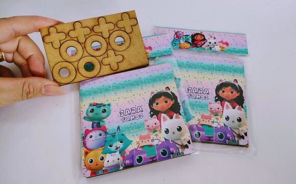 Jogo da Velha Personalizado a Casa Mágica de Gabby