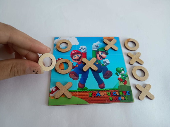 Jogo da Velha Personalizado Super Mario