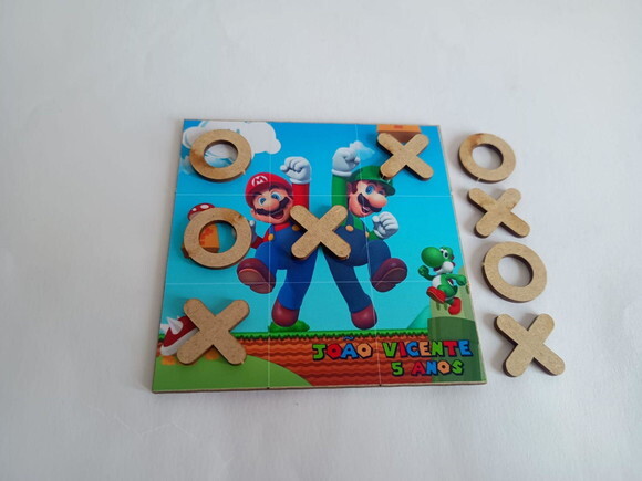 Jogo da Velha Personalizado Super Mario