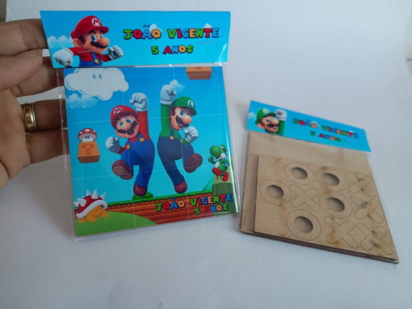 Jogo da Velha Personalizado Super Mario