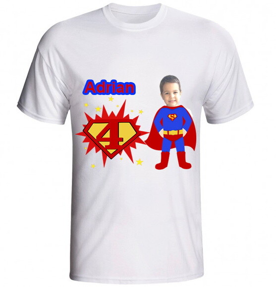 kit 3 Camiseta personalizada superman