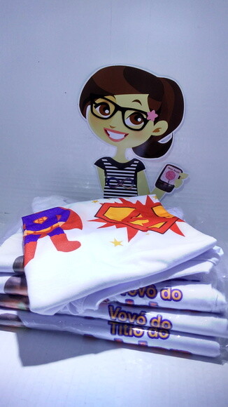 kit 3 Camiseta personalizada superman