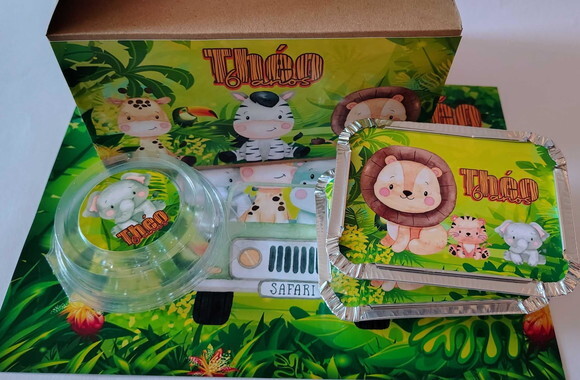 Kit Caixa Festa na Escola Safari