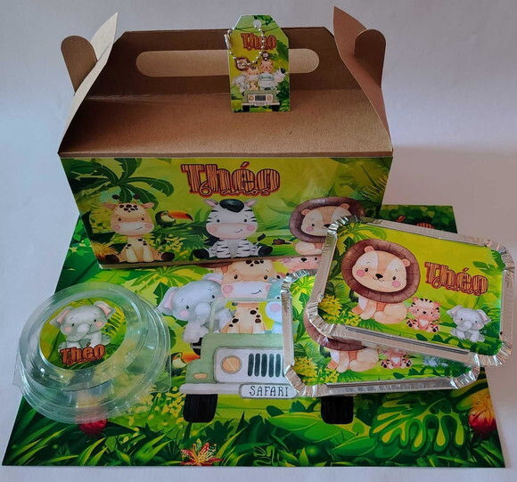 Kit Caixa Festa na Escola Safari