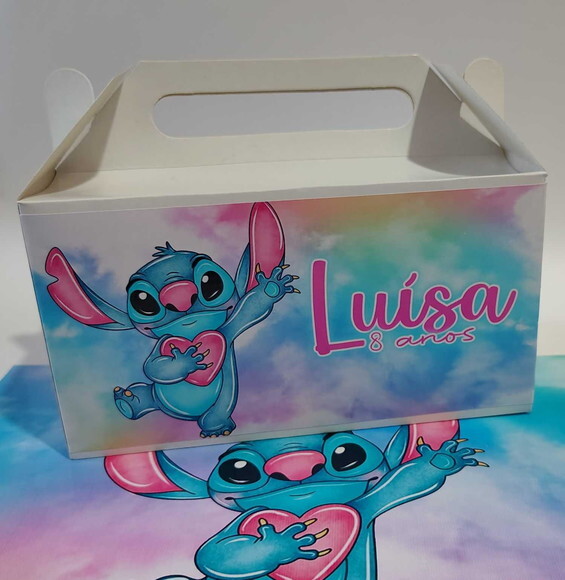 Kit Caixa Festa na Escola Stitch