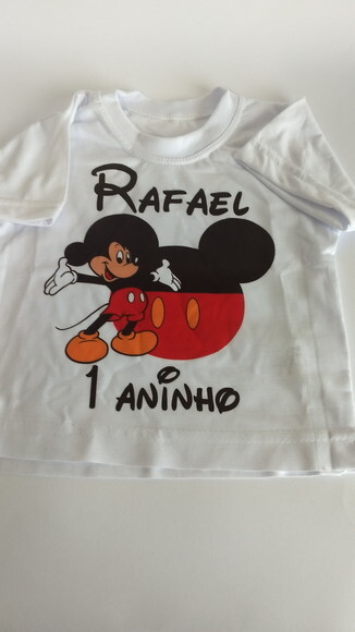 kit Camiseta personalizada mickey
