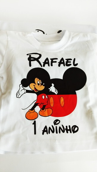 kit Camiseta personalizada mickey