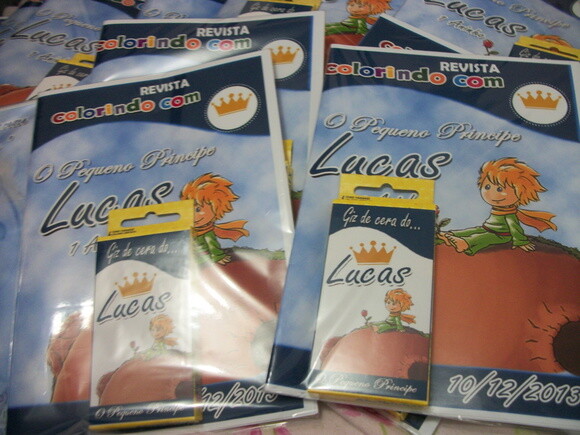 Kit Colorir Personalizado o Pequeno Príncipe