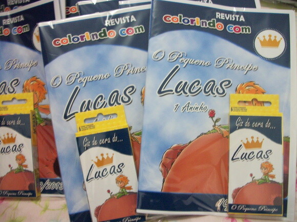 Kit Colorir Personalizado o Pequeno Príncipe