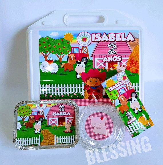 Kit Festa na Escola Fazendinha Rosa
