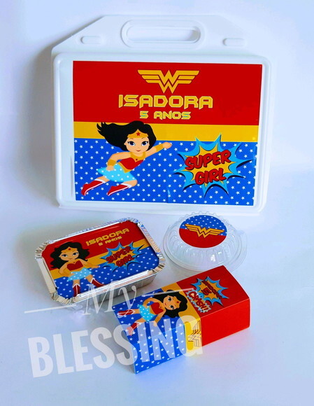 Kit Festa na Escola Mulher Maravilha