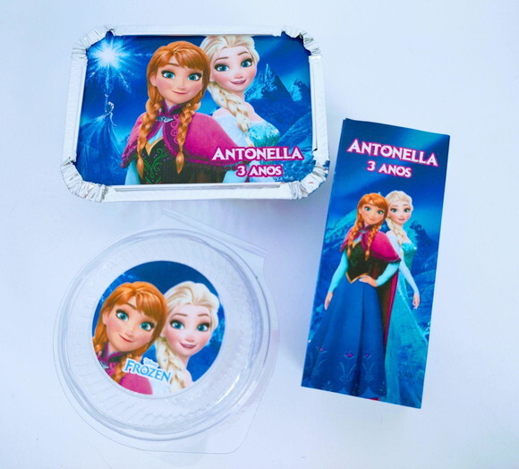 Kit Festa na Escola Personalizado Frozen