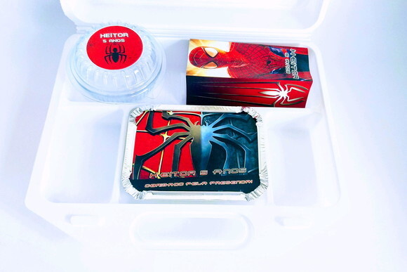Kit Festa na Escola Personalizado Homem Aranha