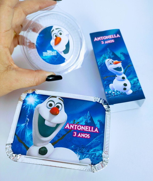 Kit Festa na Escola Personalizado Frozen