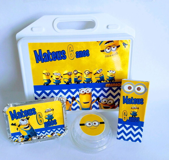 Kit Festa na Escola Personalizado Minions