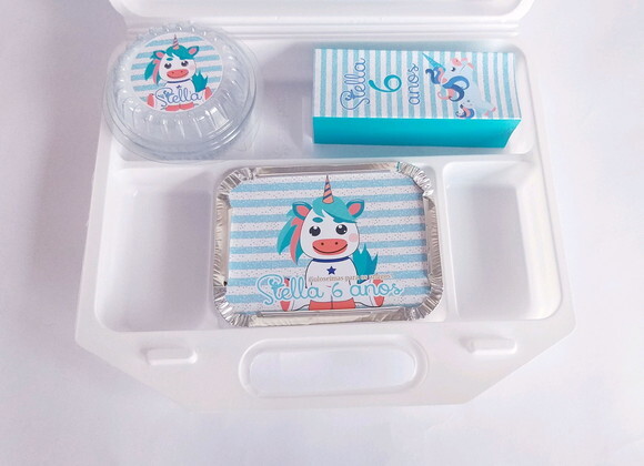 Kit Festa na Escola Personalizado Unicórnio