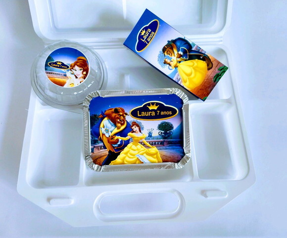 Kit Maleta Festa na Escola a Bela e a Fera