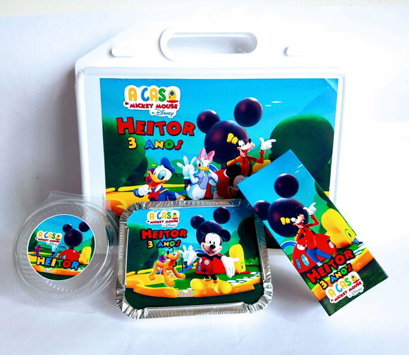 Kit Maleta Festa na Escola a Casa do Mickey