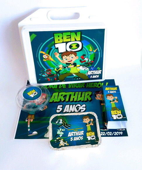 Kit Maleta Festa na Escola Ben 10