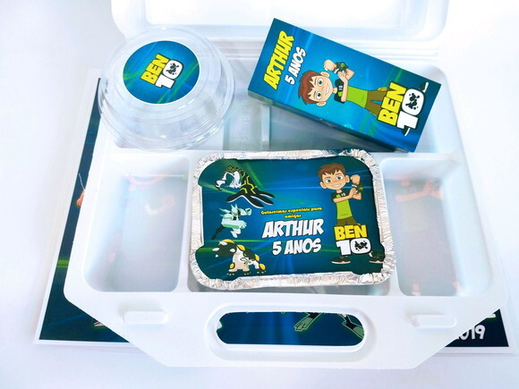 Kit Maleta Festa na Escola Ben 10