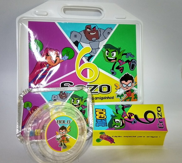 Kit Maleta Festa na Escola Jovens Titans