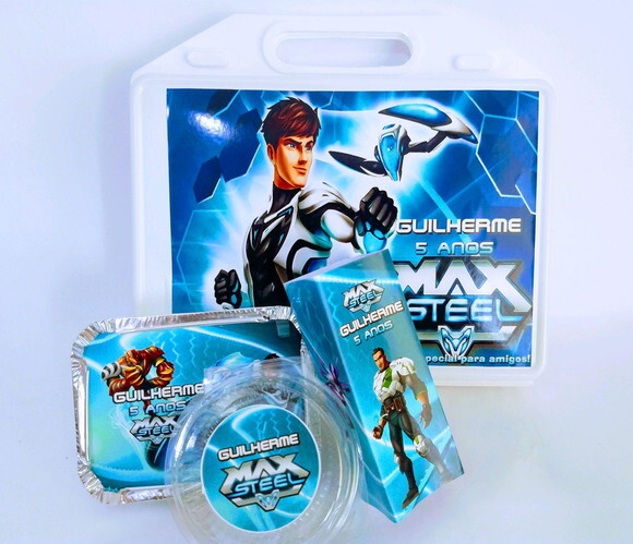 Kit Maleta Festa na Escola Max Steel