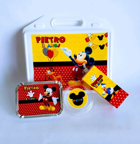 Kit Maleta Festa na Escola Mickey
