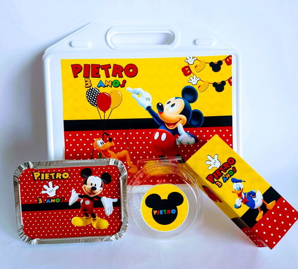 Kit Maleta Festa na Escola Mickey