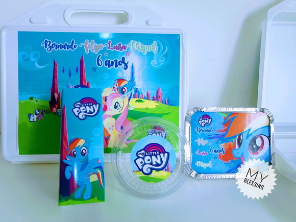 Kit Maleta Festa na Escola My Litlle Pony